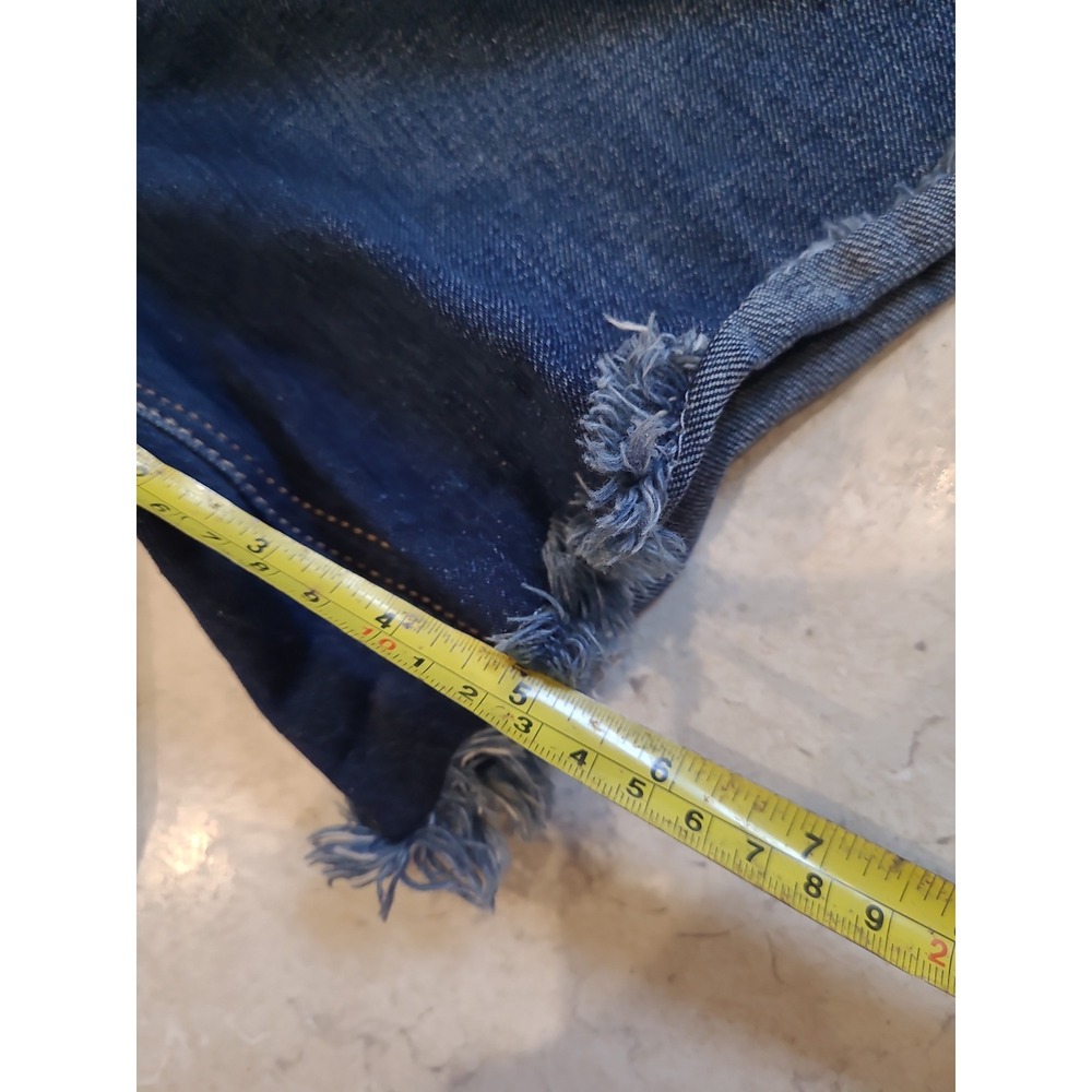 Lucky‎ Brand Boyfriend Shorts Women SZ 10/30 light distress 3" roll cuff beachy - Picture 7 of 10